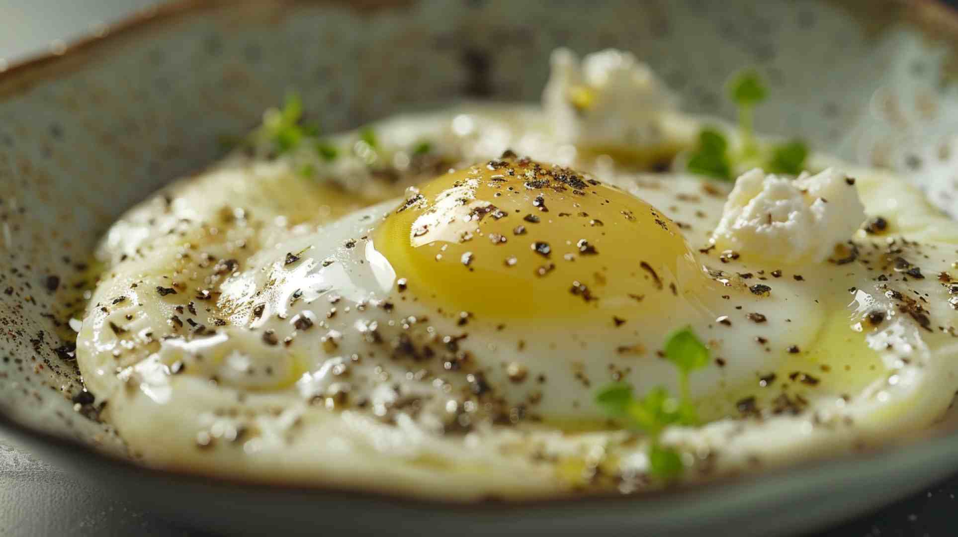 Mushroom Omelette with Feta Cheese