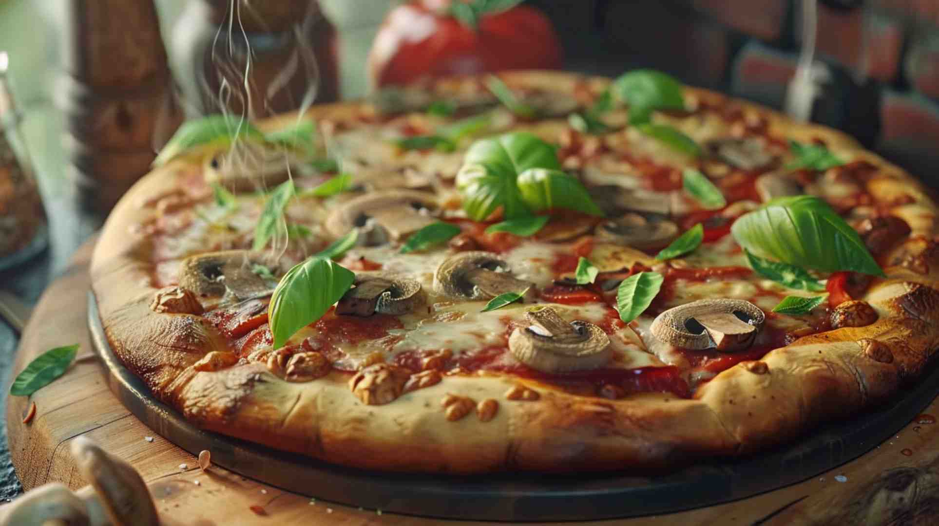 Mushroom Pizza Margherita