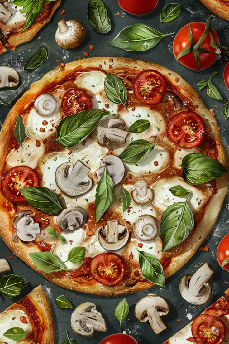 Mushroom Pizza Margherita