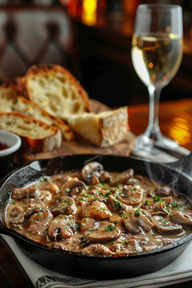 Mushroom and Beef Stroganoff