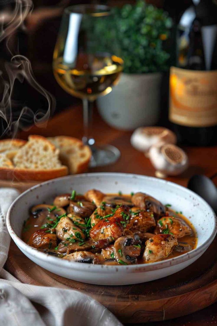 Mushroom and Chicken Marsala