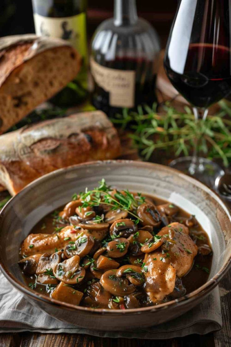 Mushroom and Chicken Marsala