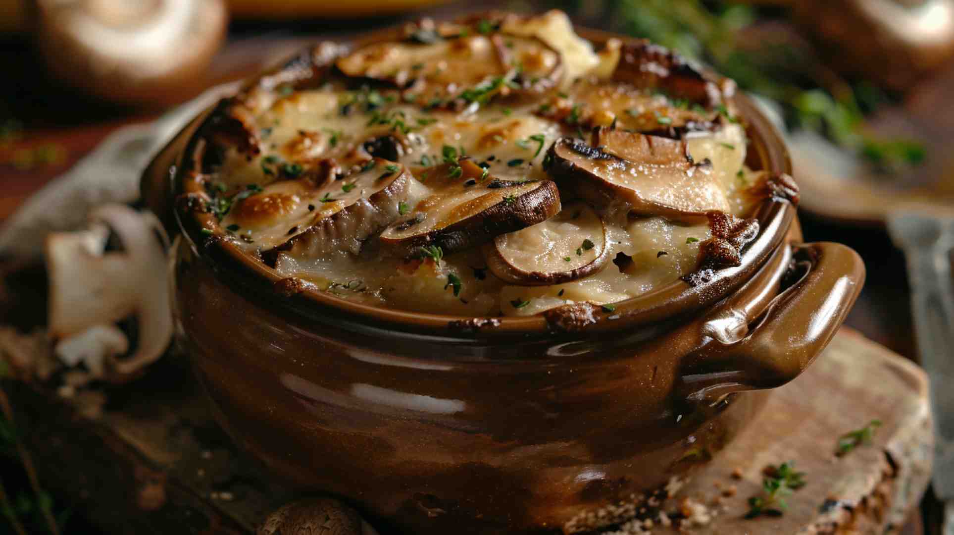 Mushroom and Eggplant Casserole