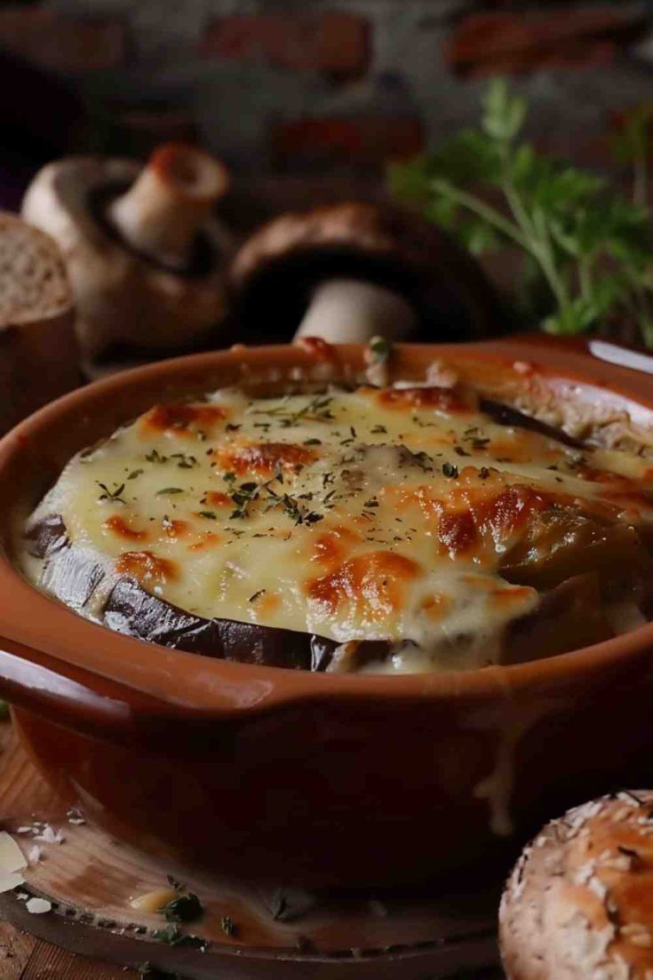 Mushroom and Eggplant Casserole