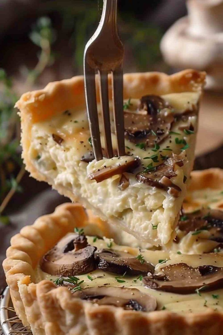 Mushroom and Herb Quiche