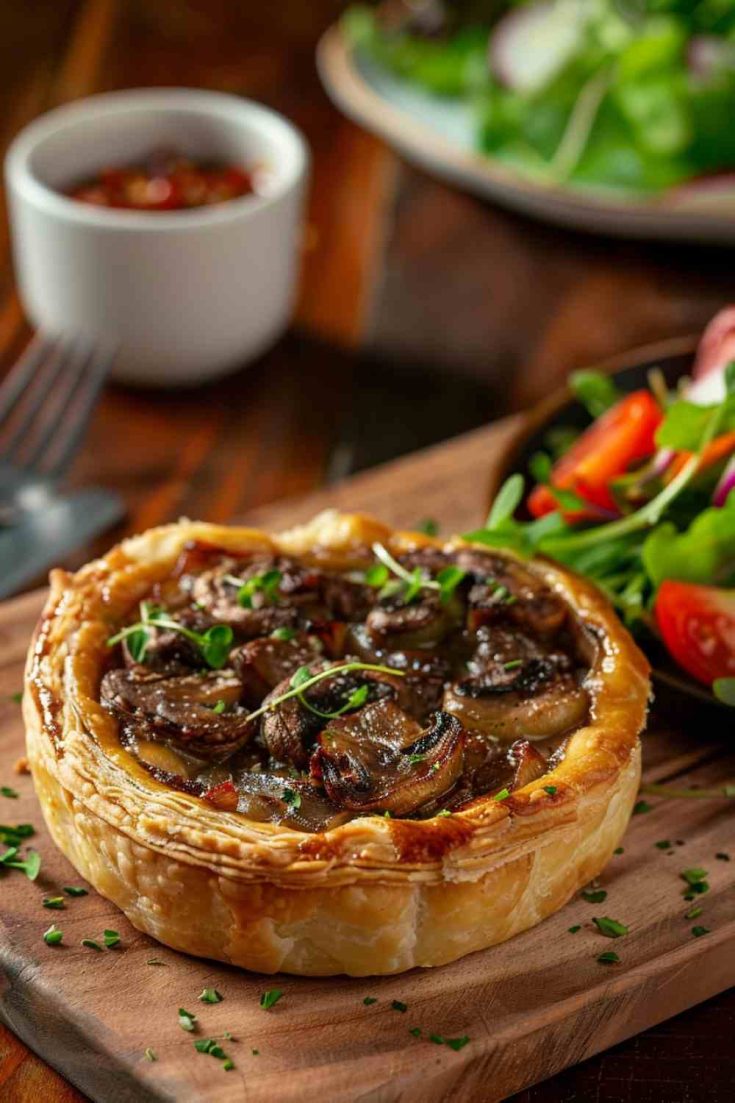 Mushroom and Leek Tart