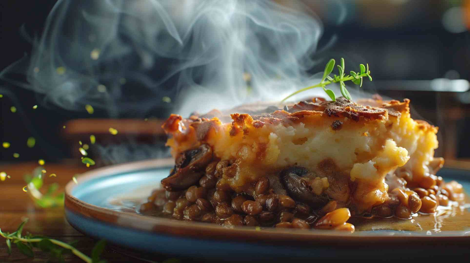 Mushroom and Lentil Shepherd's Pie