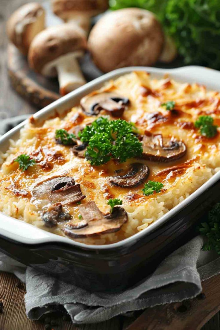 Mushroom and Rice Casserole