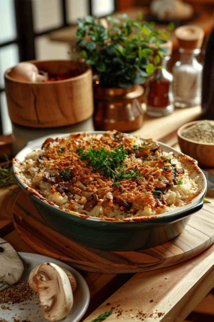 Mushroom and Rice Casserole