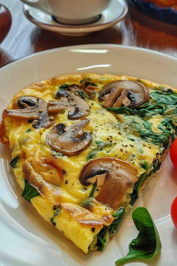 Mushroom and Spinach Frittata