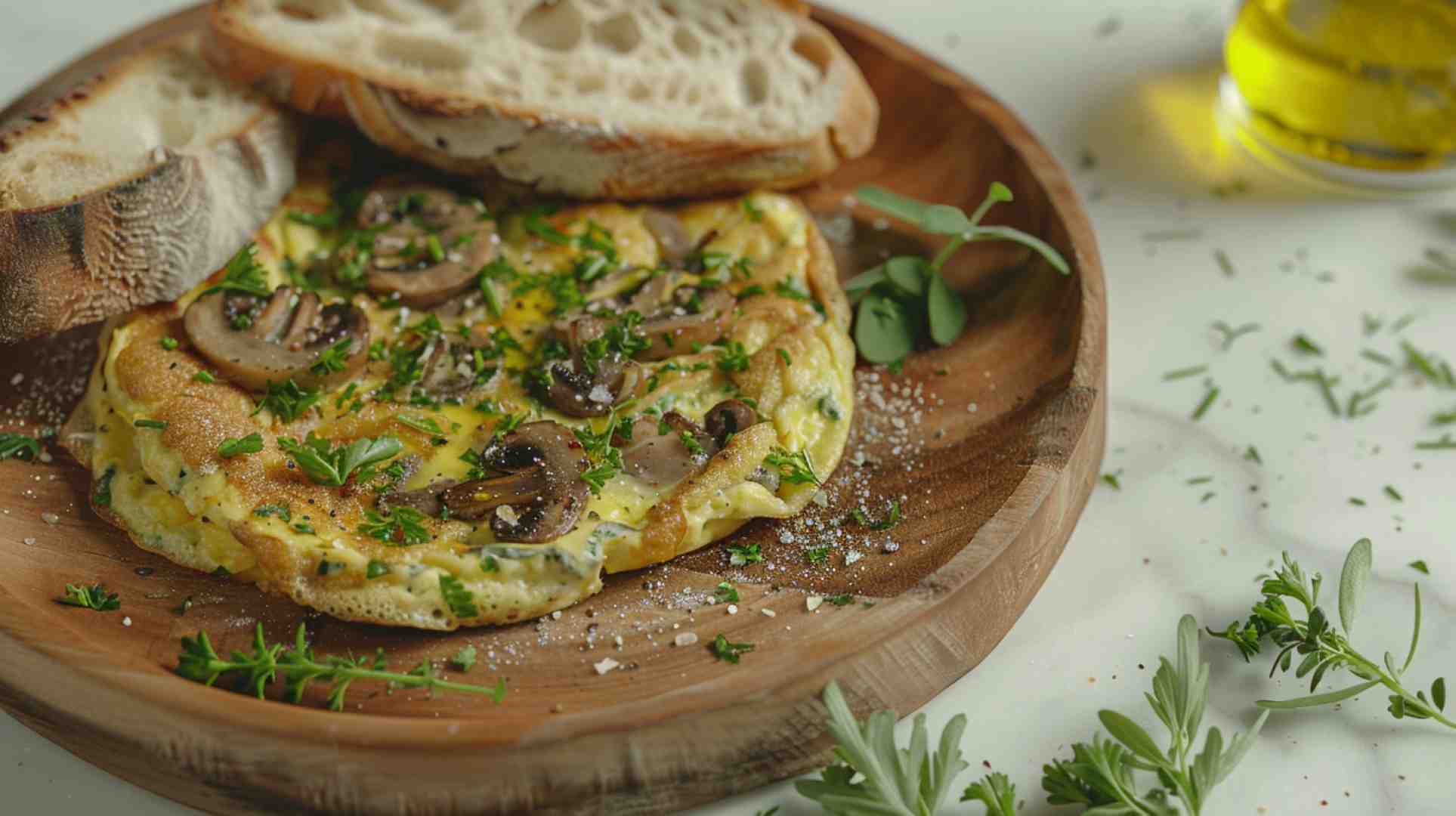 Protein-Packed Mushroom Omelette