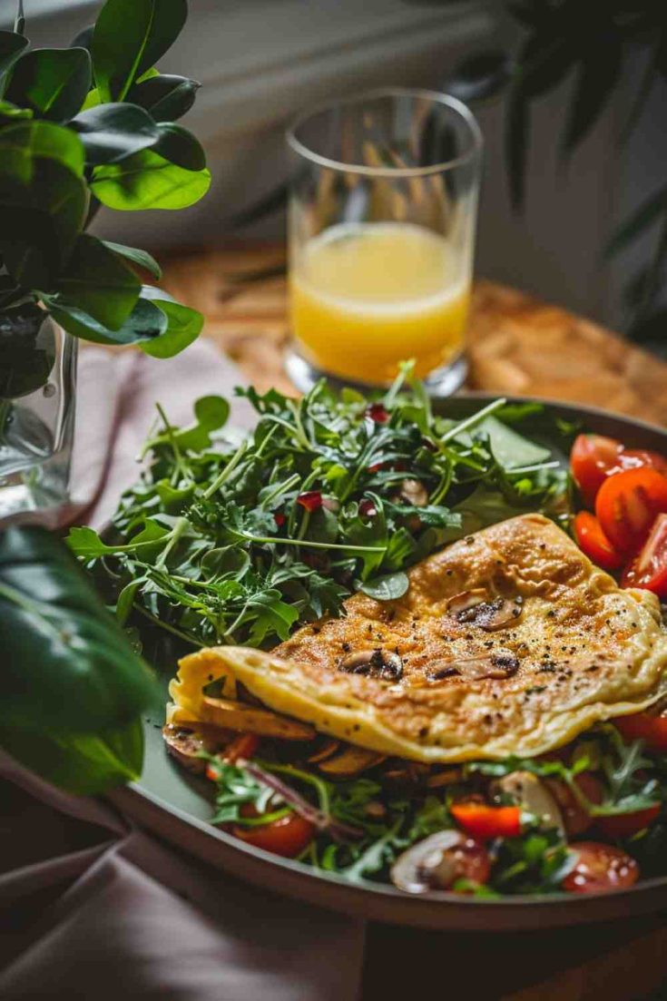 Protein-Packed Mushroom Omelette