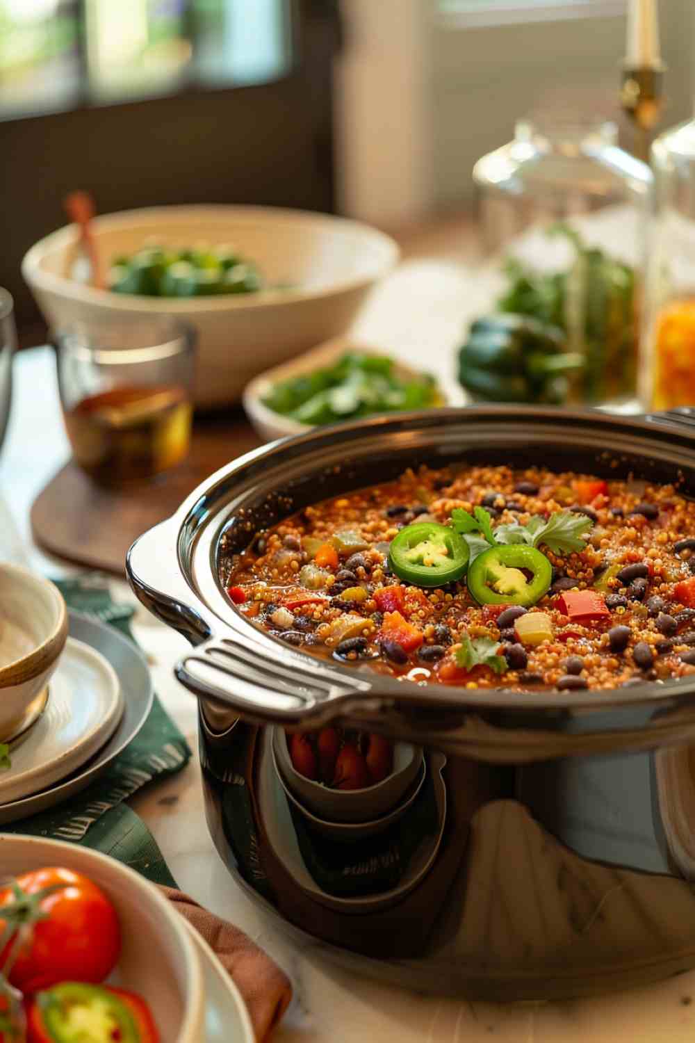 Quinoa and Black Bean Stew