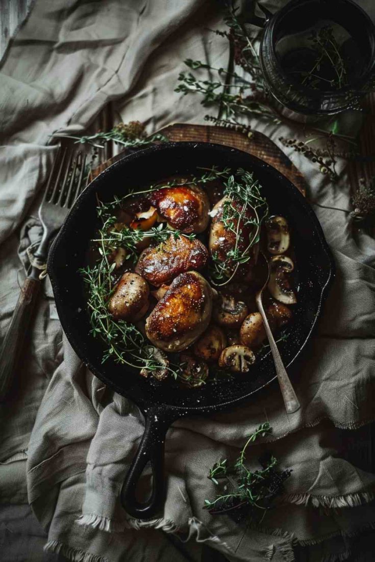 Roasted Mushrooms with Thyme