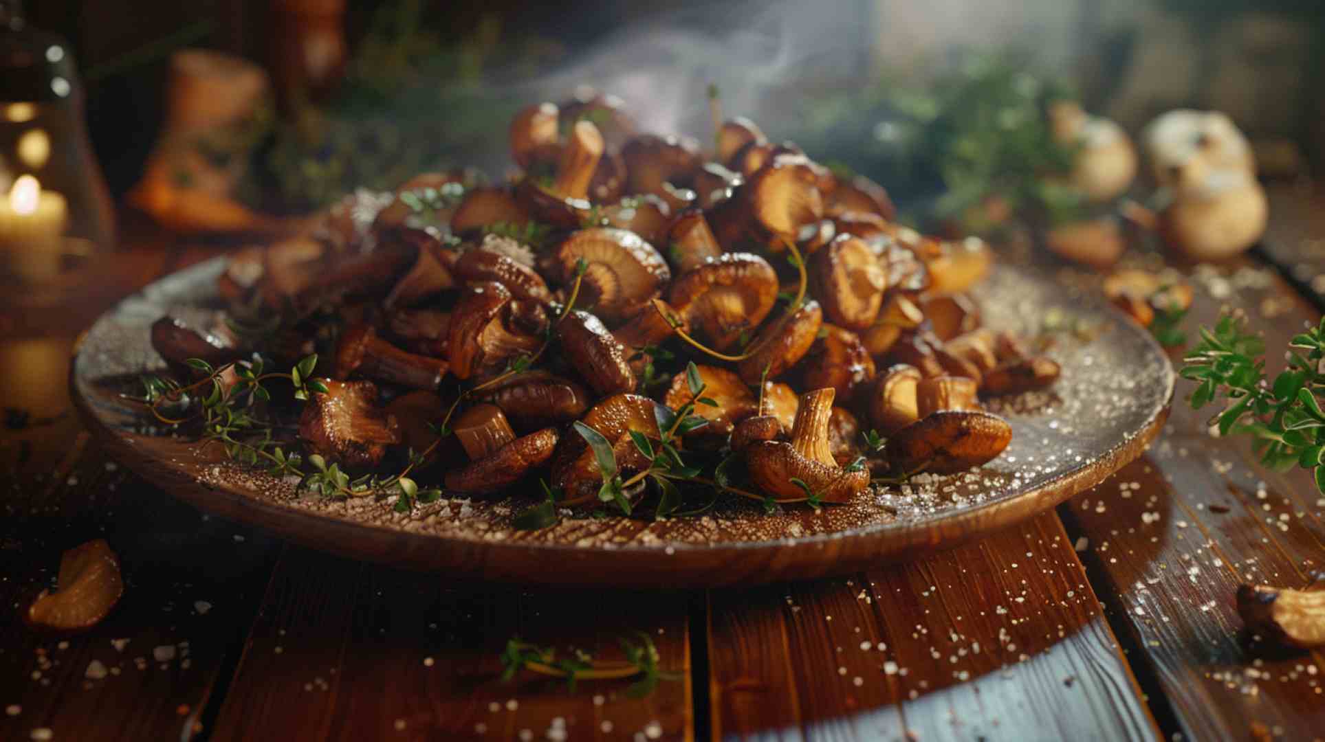 Roasted Mushrooms with Thyme