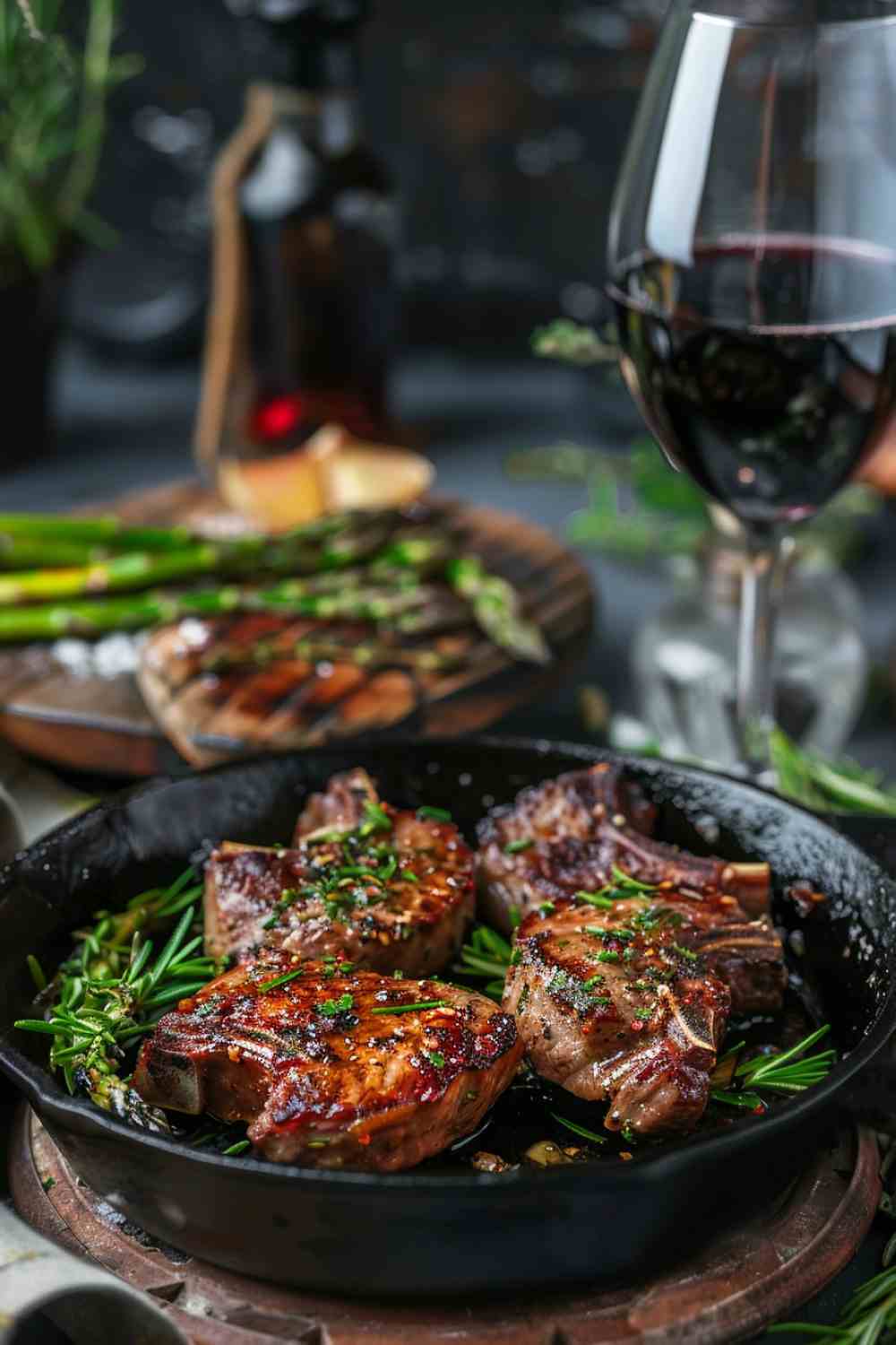 Rosemary Garlic Lamb Chops