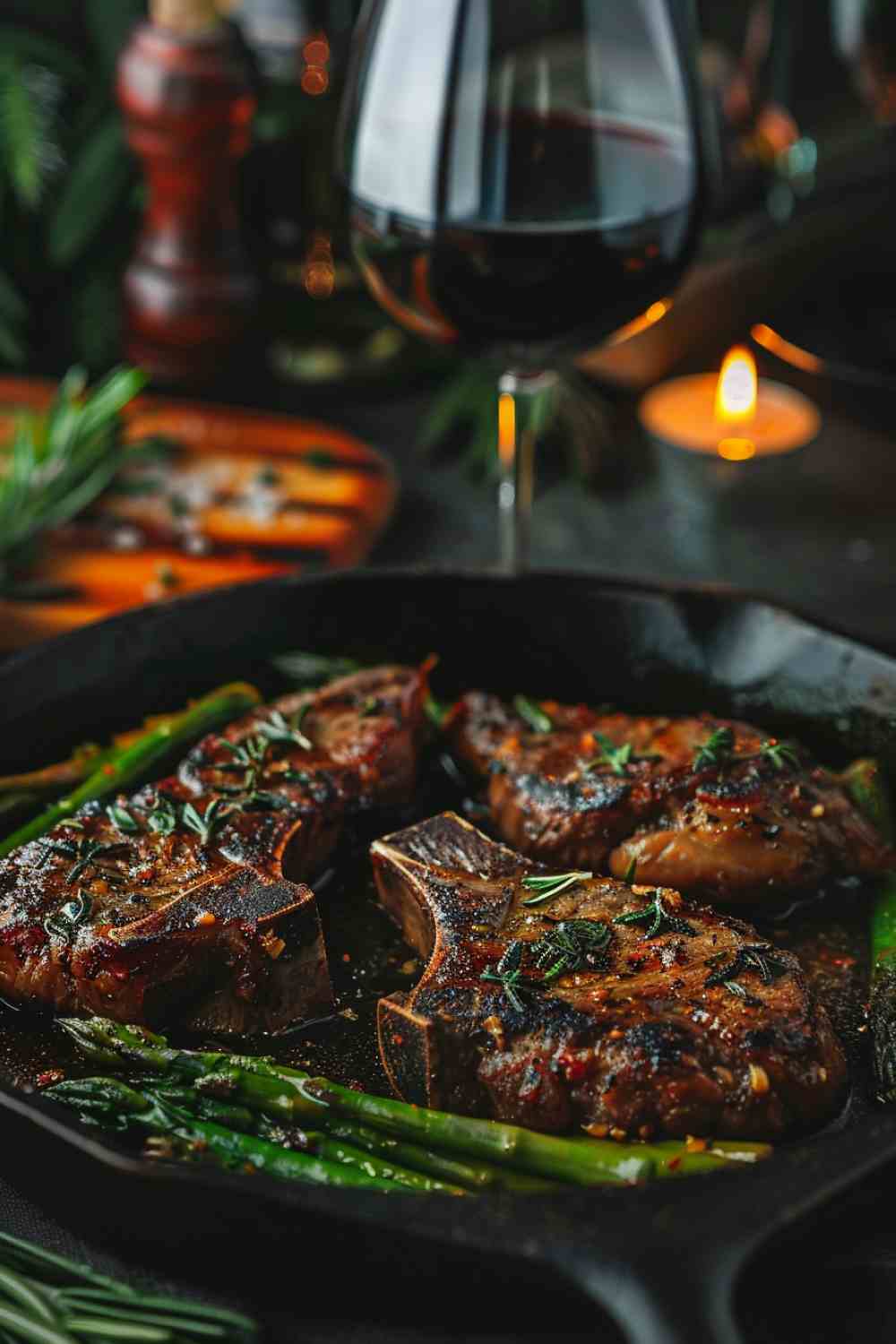 Rosemary Garlic Lamb Chops