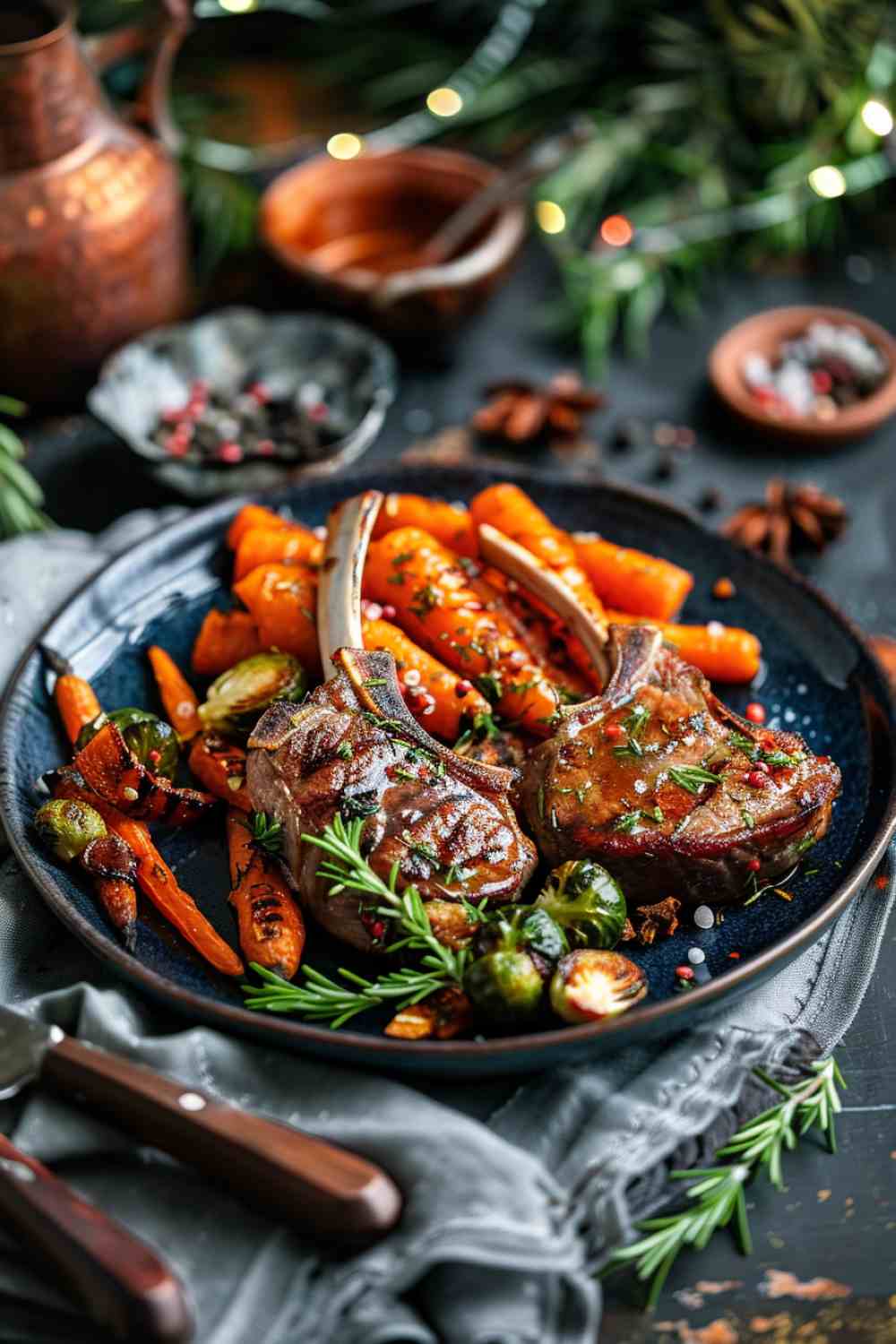 Rosemary Garlic Lamb Chops