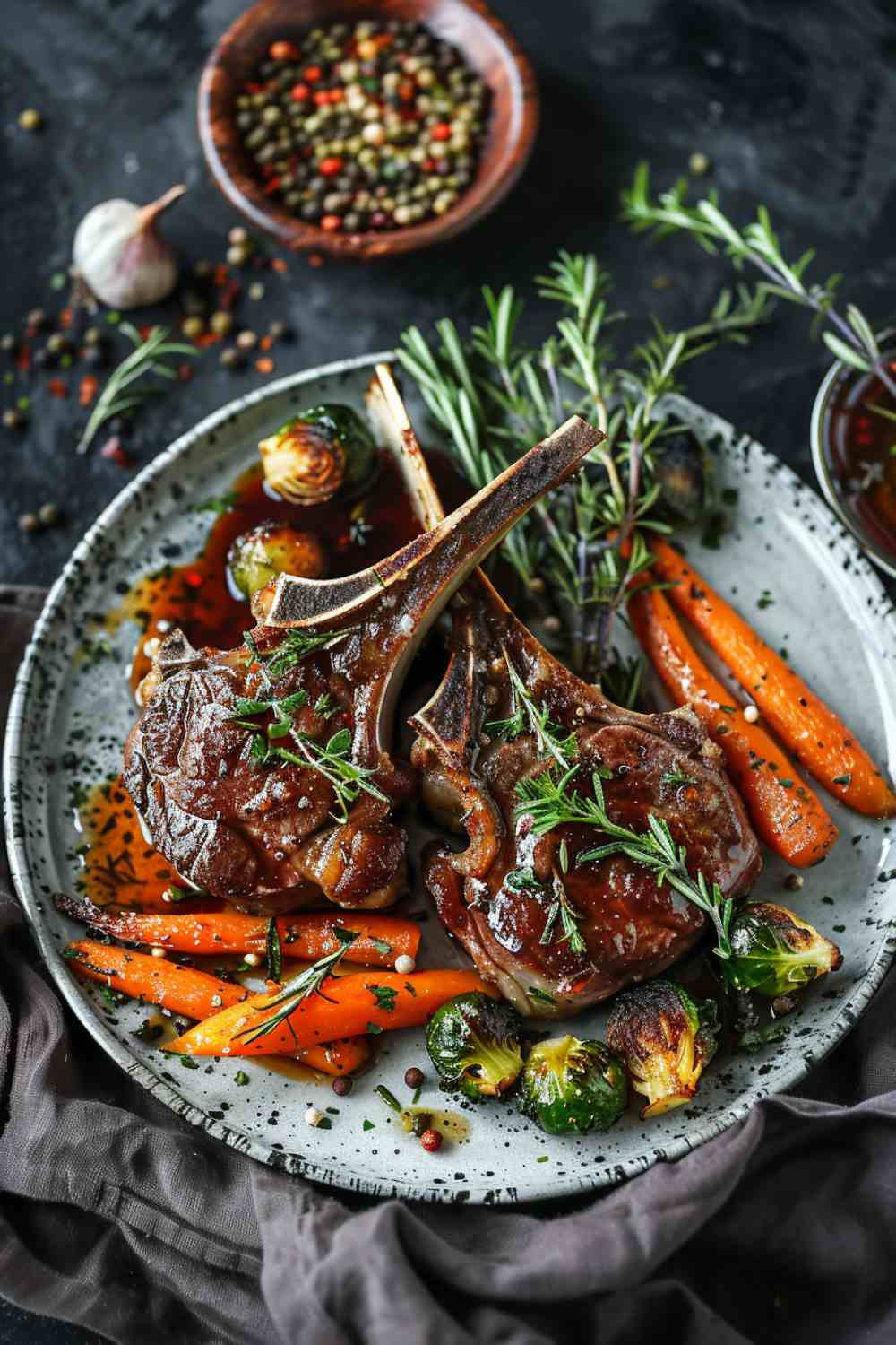 Rosemary Garlic Lamb Chops