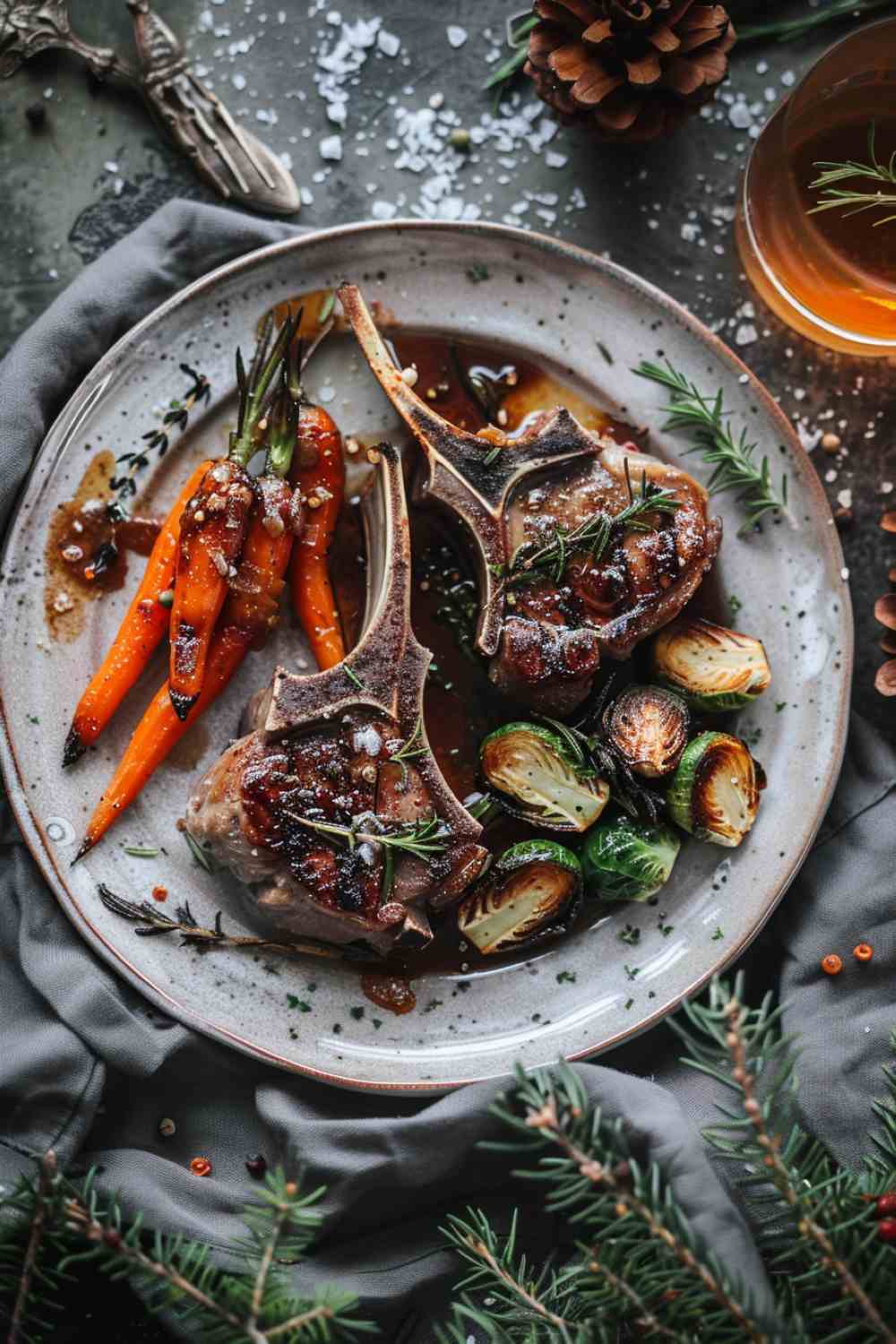 Rosemary Garlic Lamb Chops