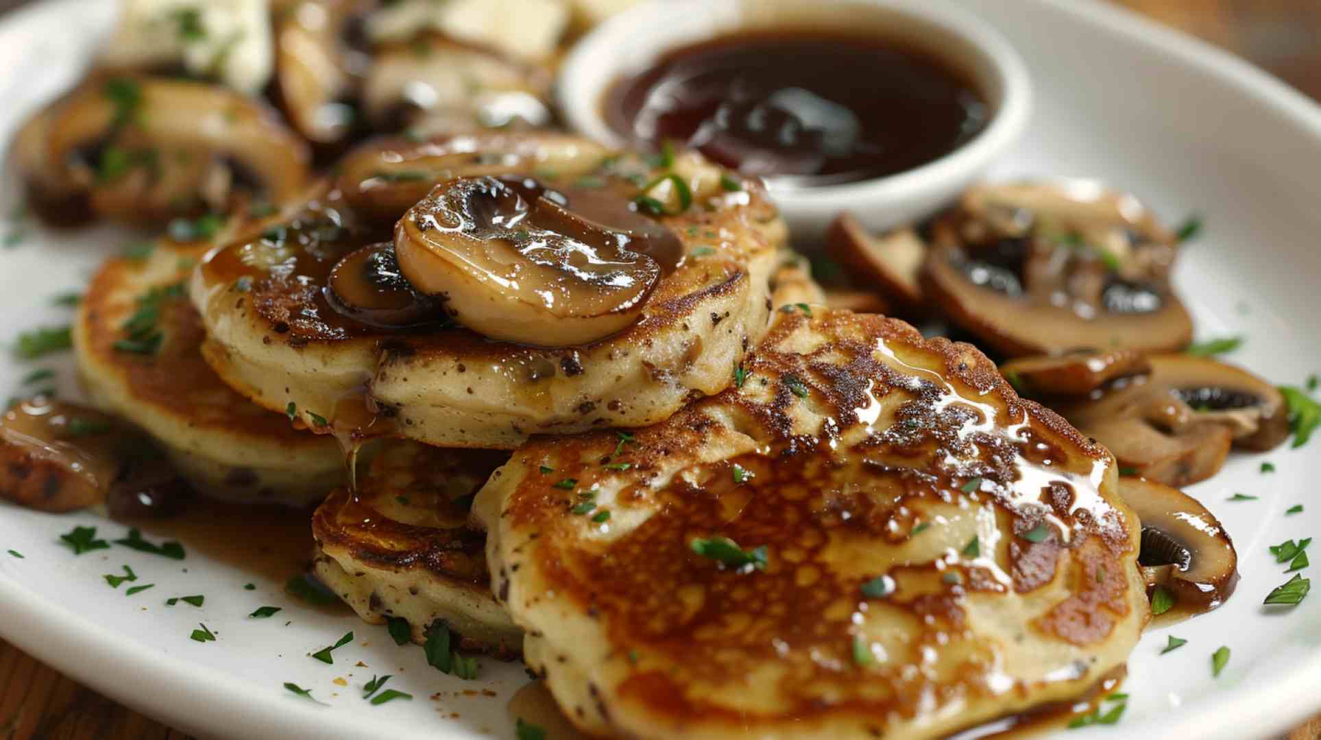 Savory Mushroom Pancakes