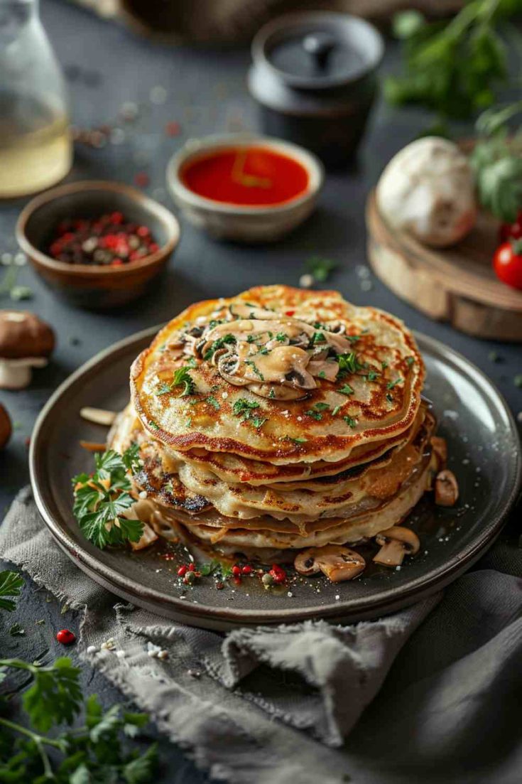 Savory Mushroom Pancakes