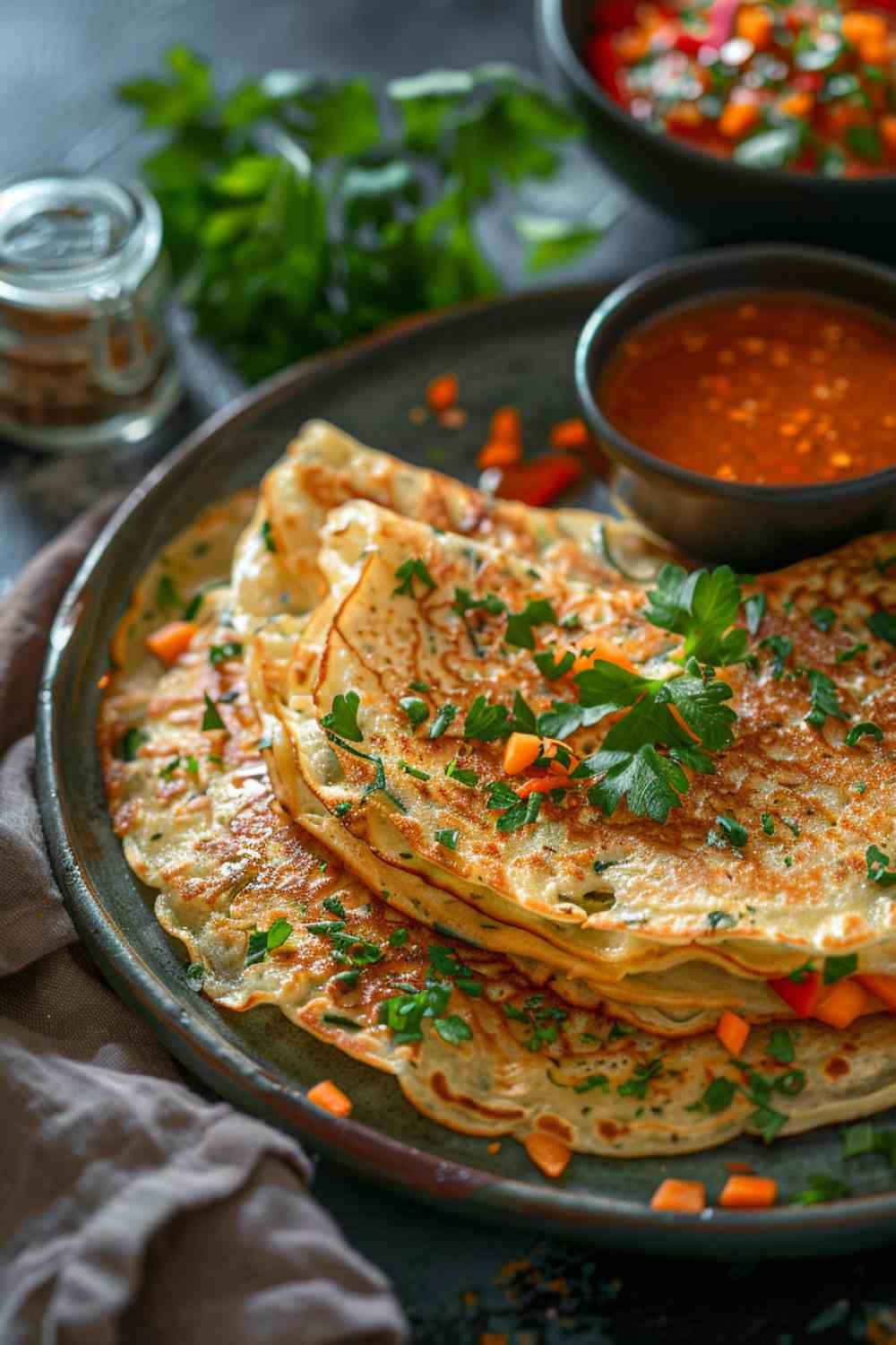 Savory Pancakes with Veggies