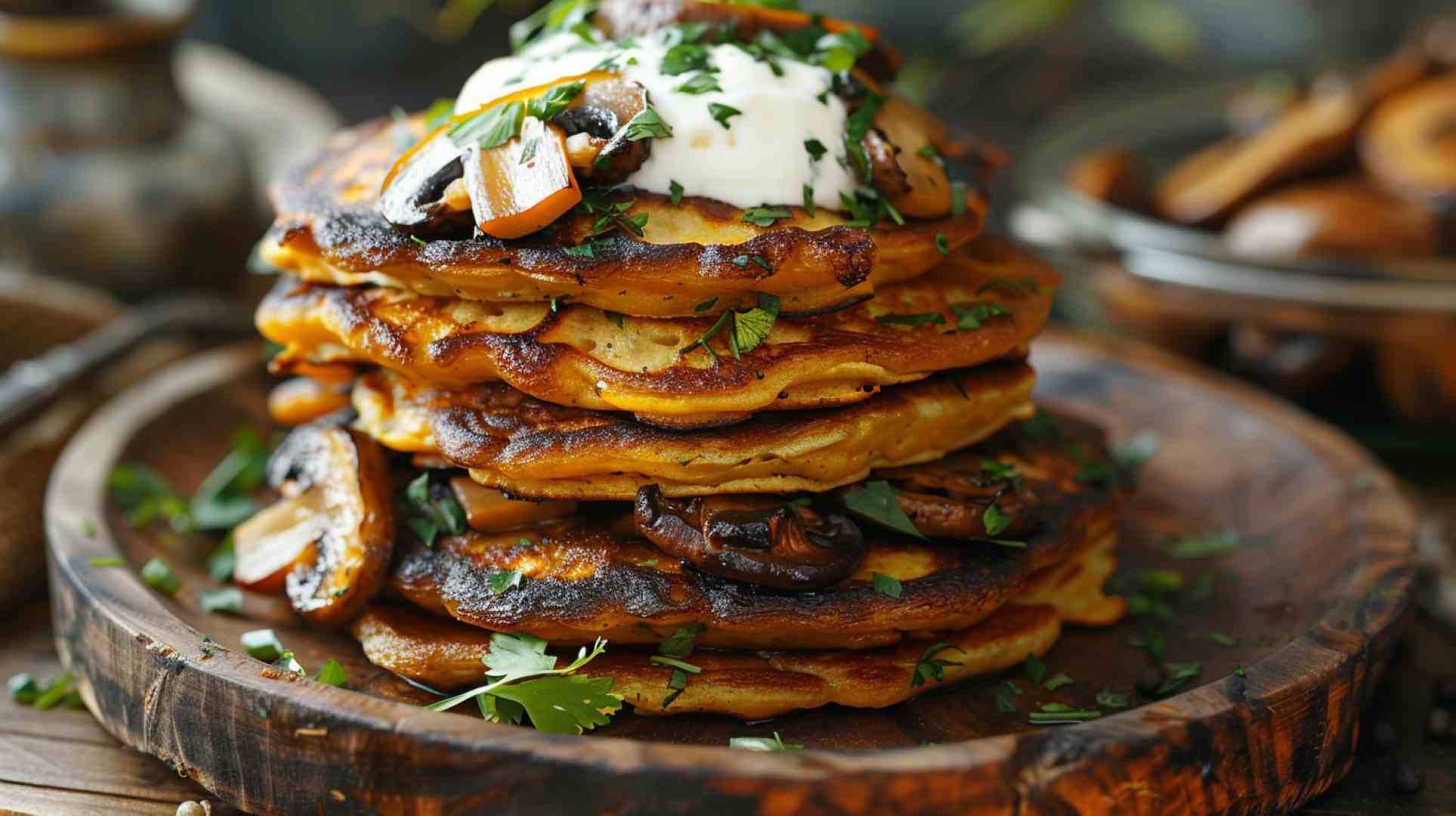 Savory Pancakes with Veggies