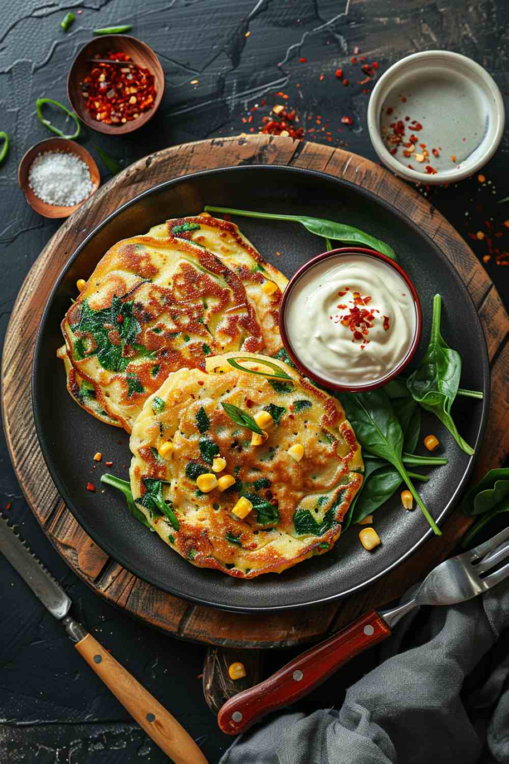 Savory Pancakes with Veggies