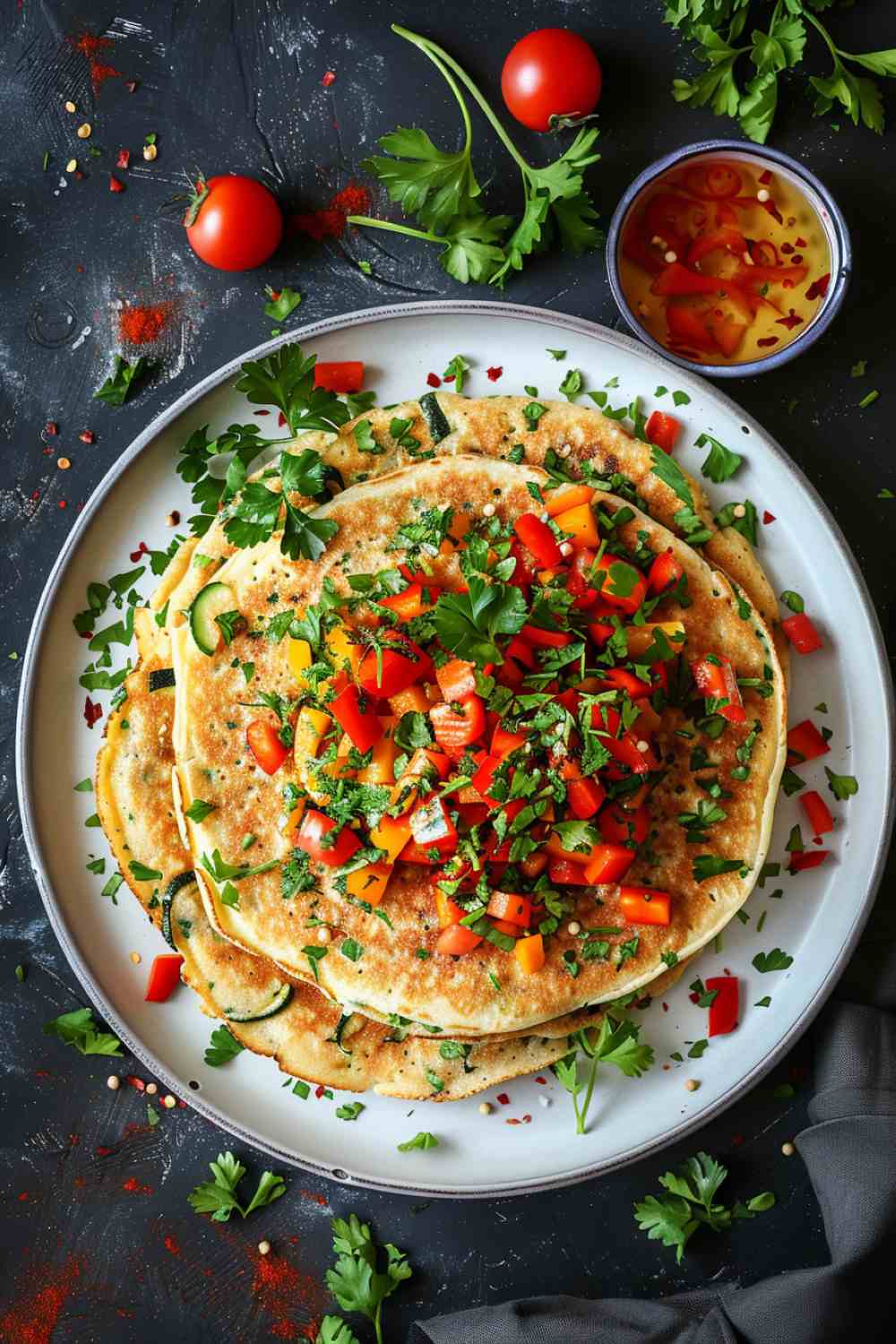 Savory Pancakes with Veggies