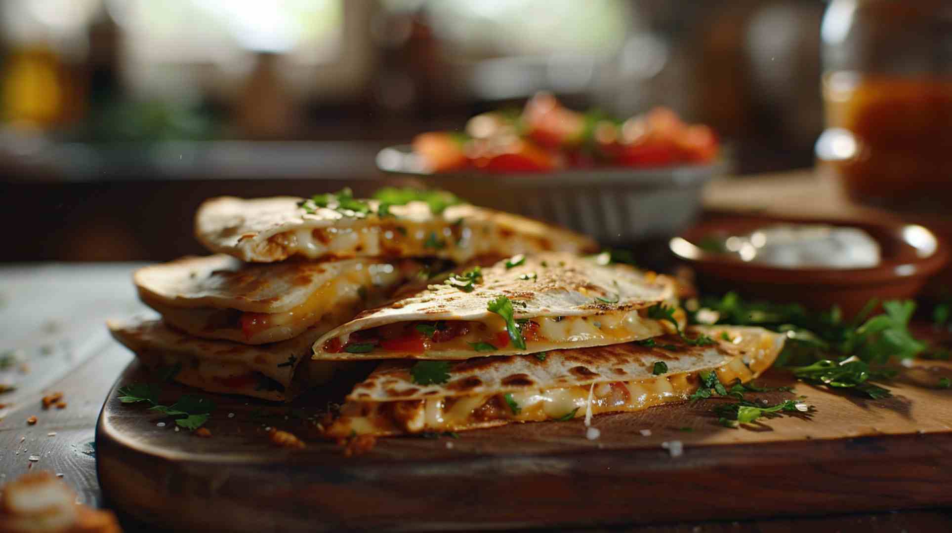 Simple Chicken Quesadillas