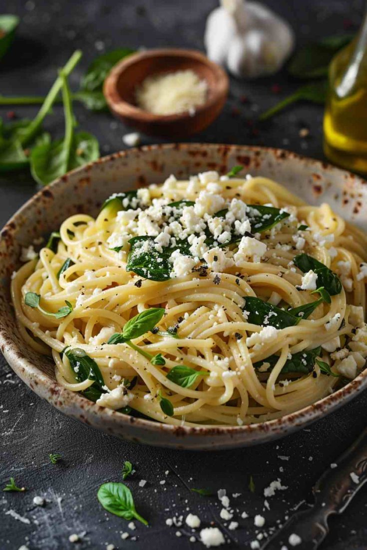 Spinach and Feta Pasta