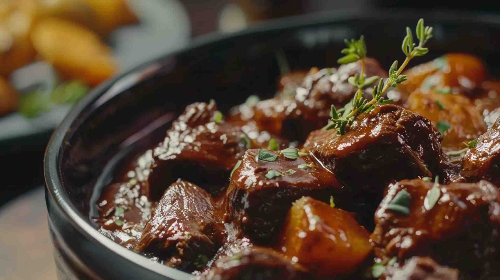 Slow Cooker Beef Bourguignon