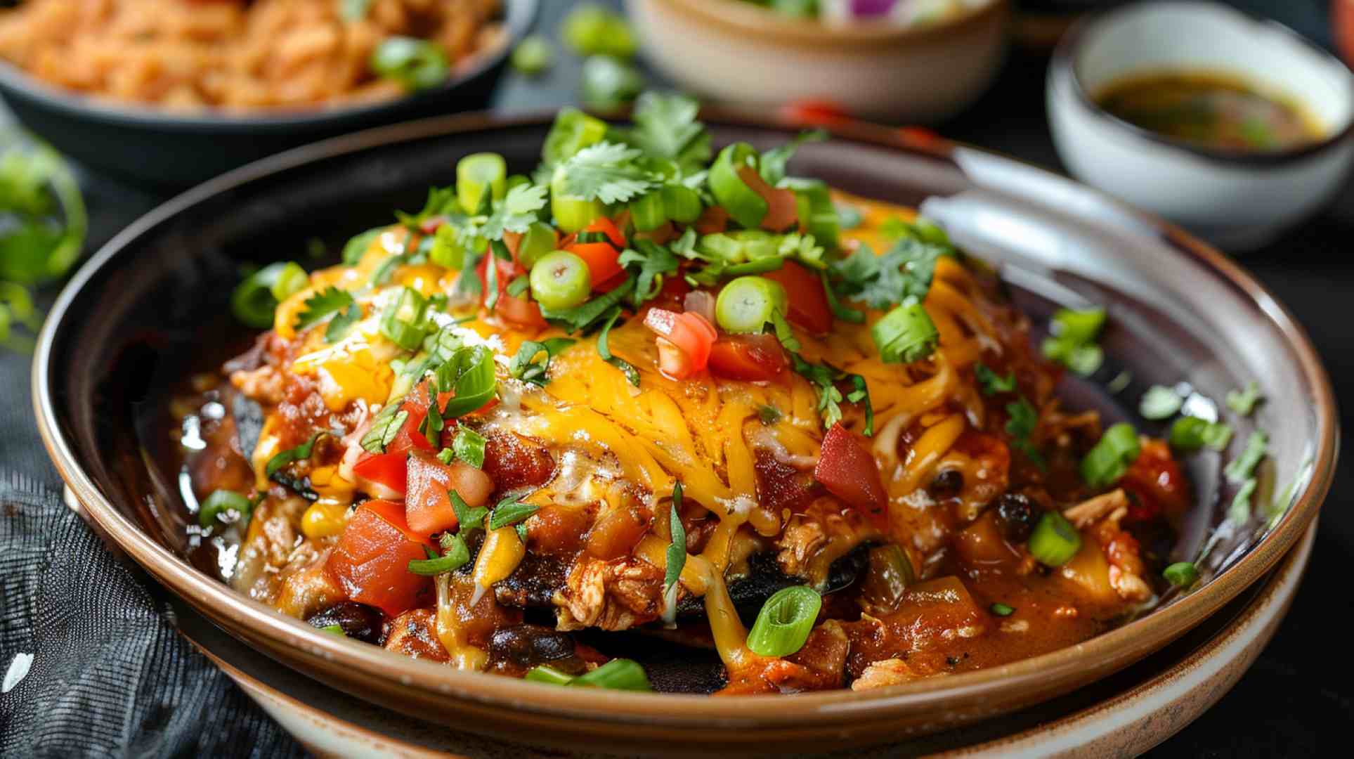 Slow Cooker Chicken Enchiladas