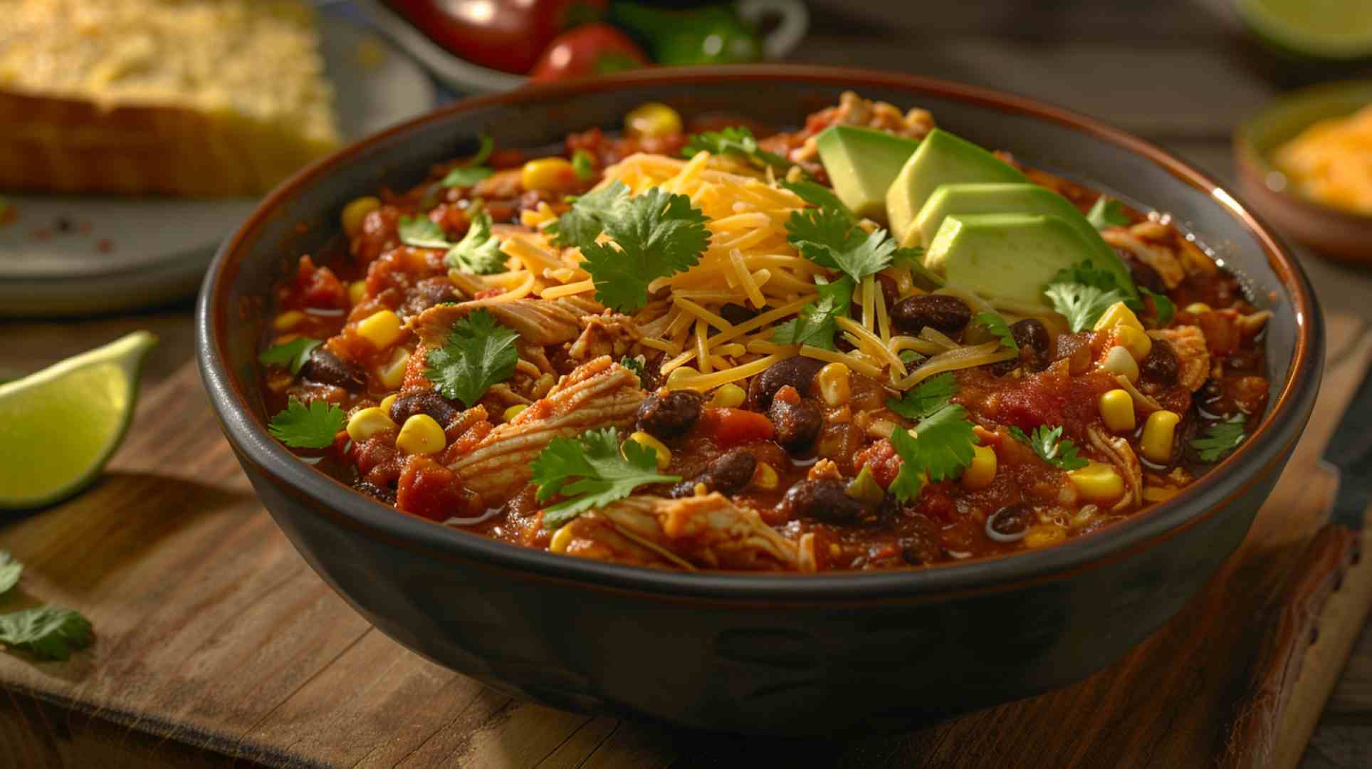 Slow Cooker Chicken Tortilla Soup