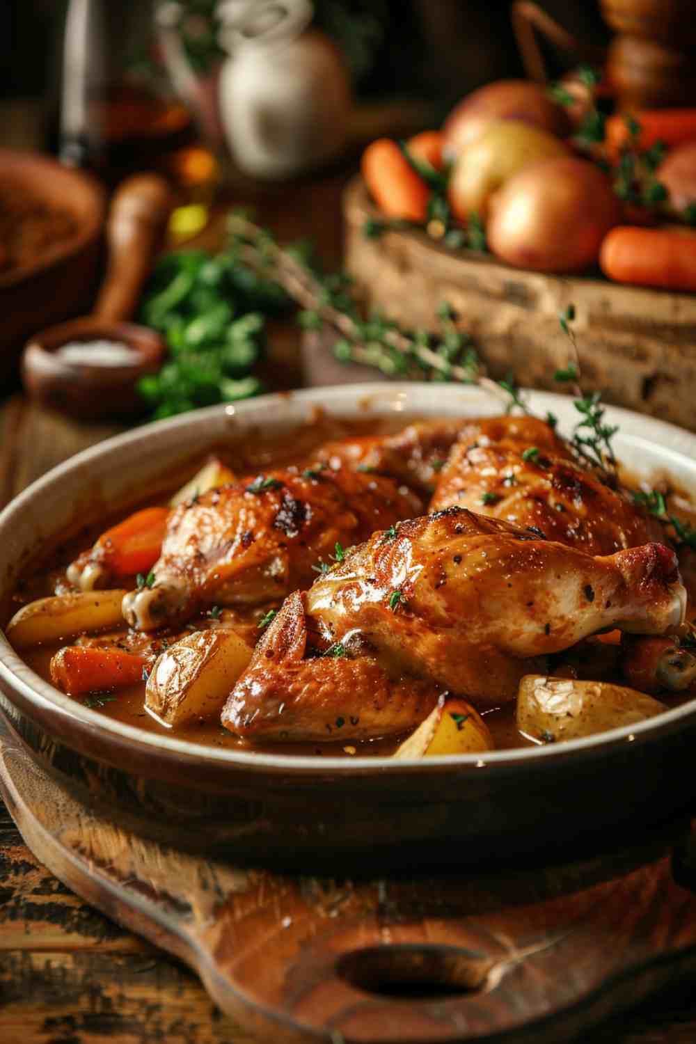 Easy Slow Cooker Chicken and Gravy