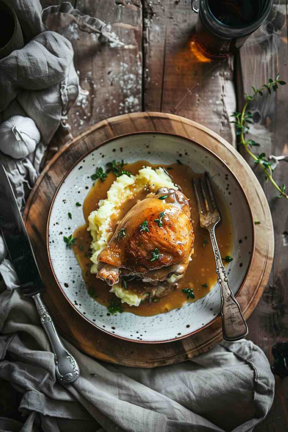 Easy Slow Cooker Chicken and Gravy