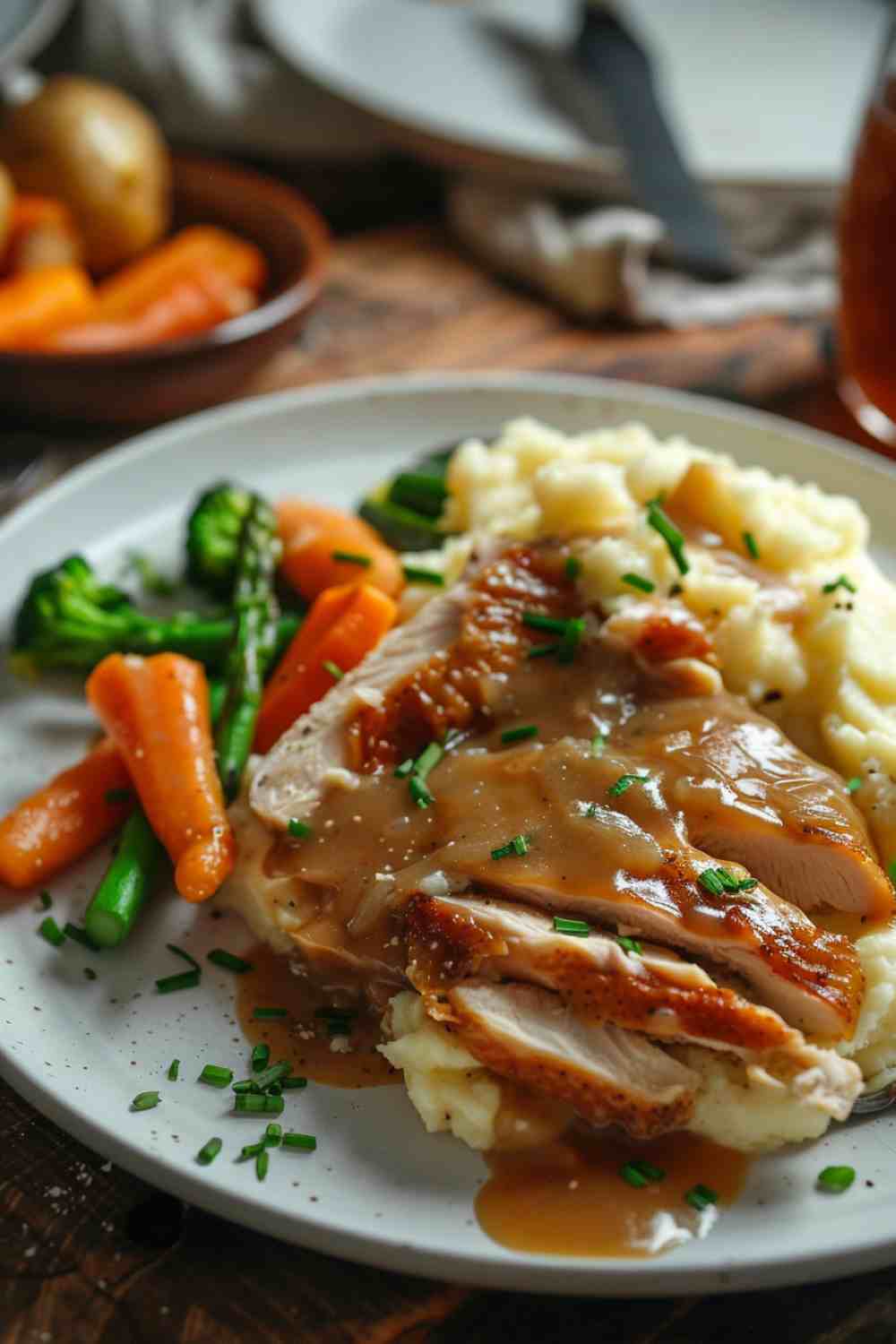 Easy Slow Cooker Chicken and Gravy