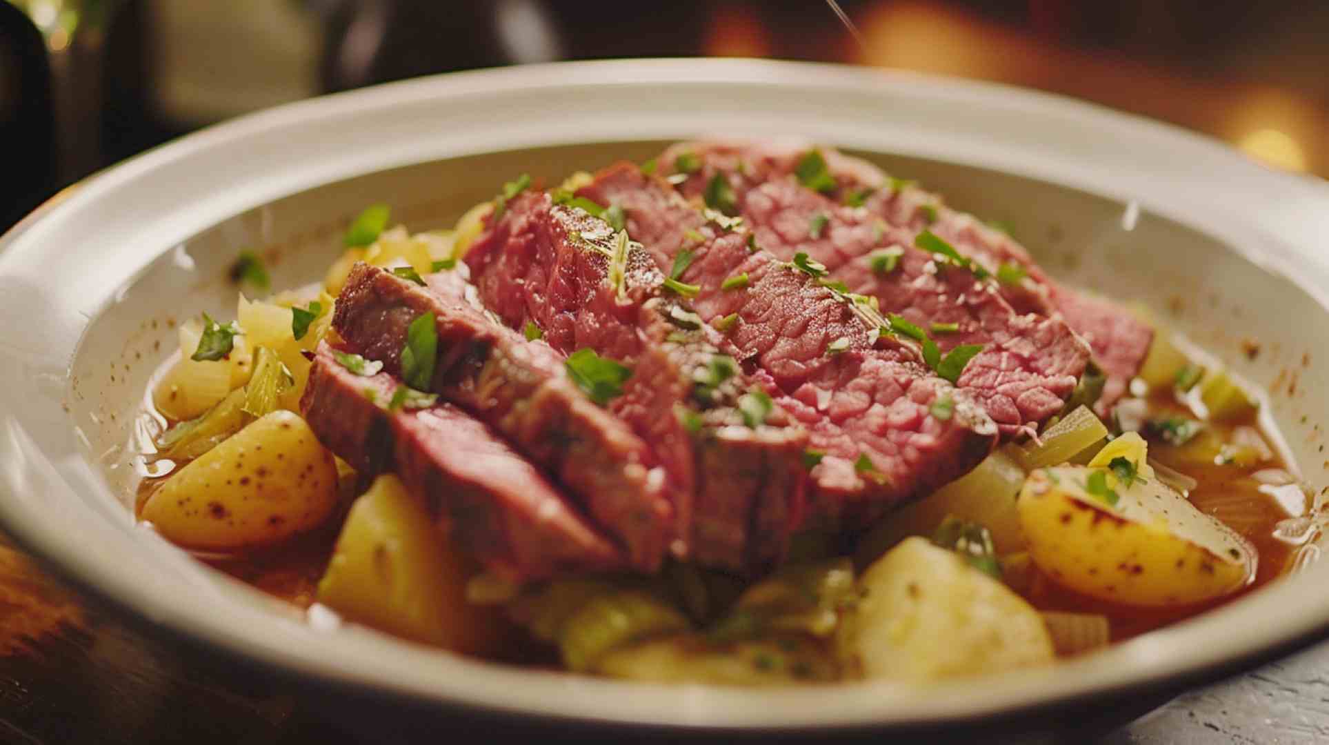 Slow Cooker Corned Beef and Cabbage