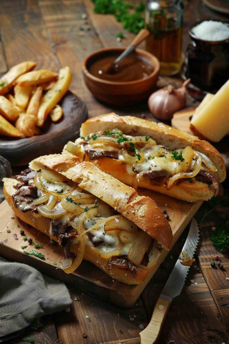 Slow Cooker French Dip Sandwiches