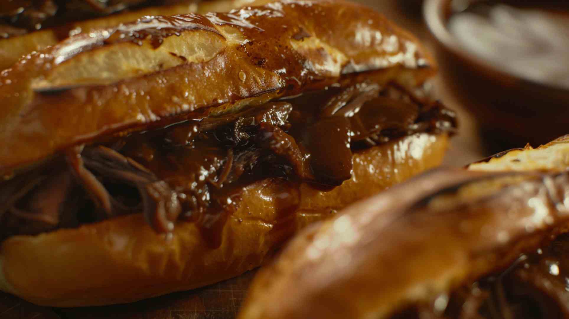 Slow Cooker French Dip Sandwiches