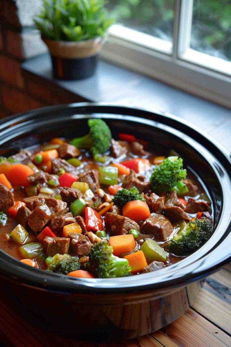 Slow Cooker Teriyaki Beef