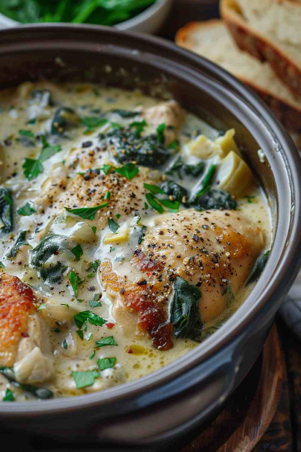 Spinach Artichoke Chicken