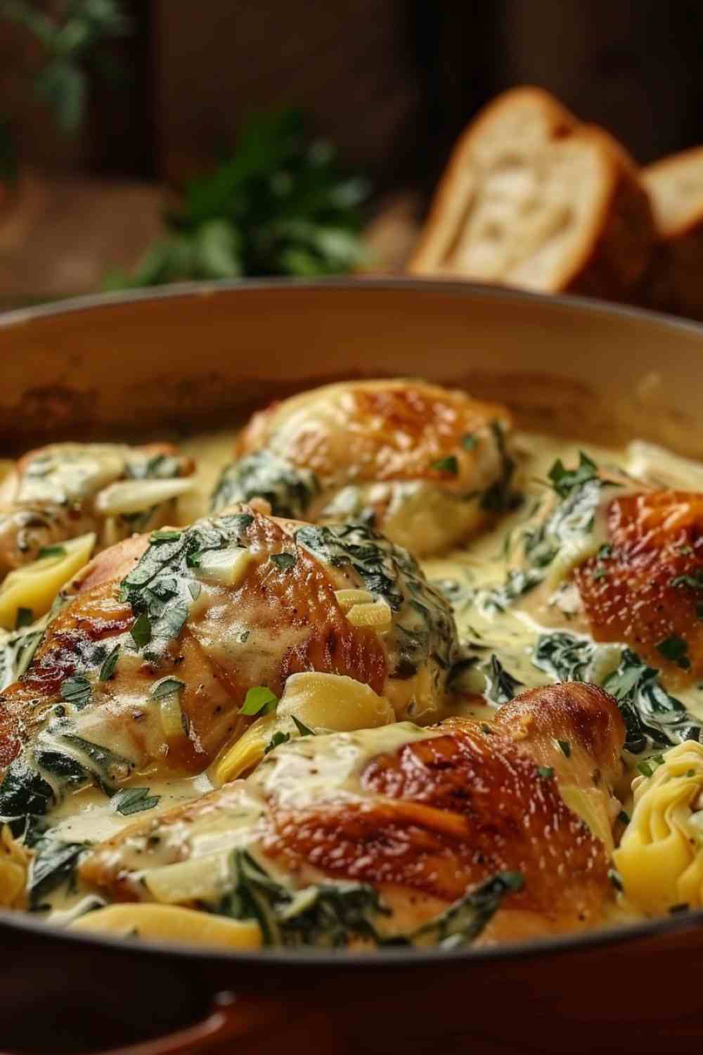 Spinach Artichoke Chicken