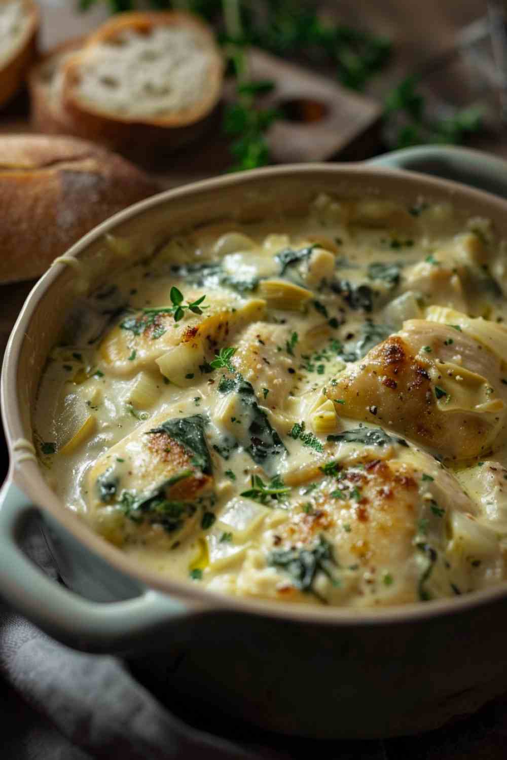 Spinach Artichoke Chicken