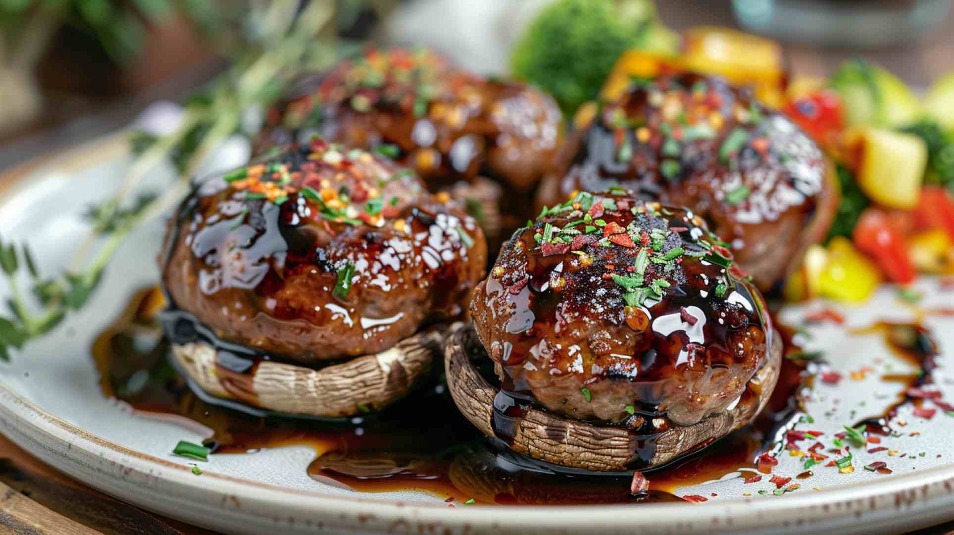 Stuffed Mushroom Meatballs