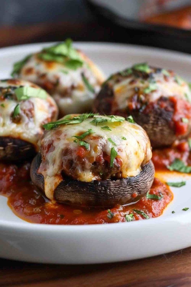 Stuffed Mushroom Meatballs