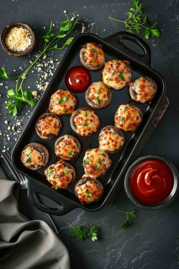 Stuffed Mushrooms with Cheese