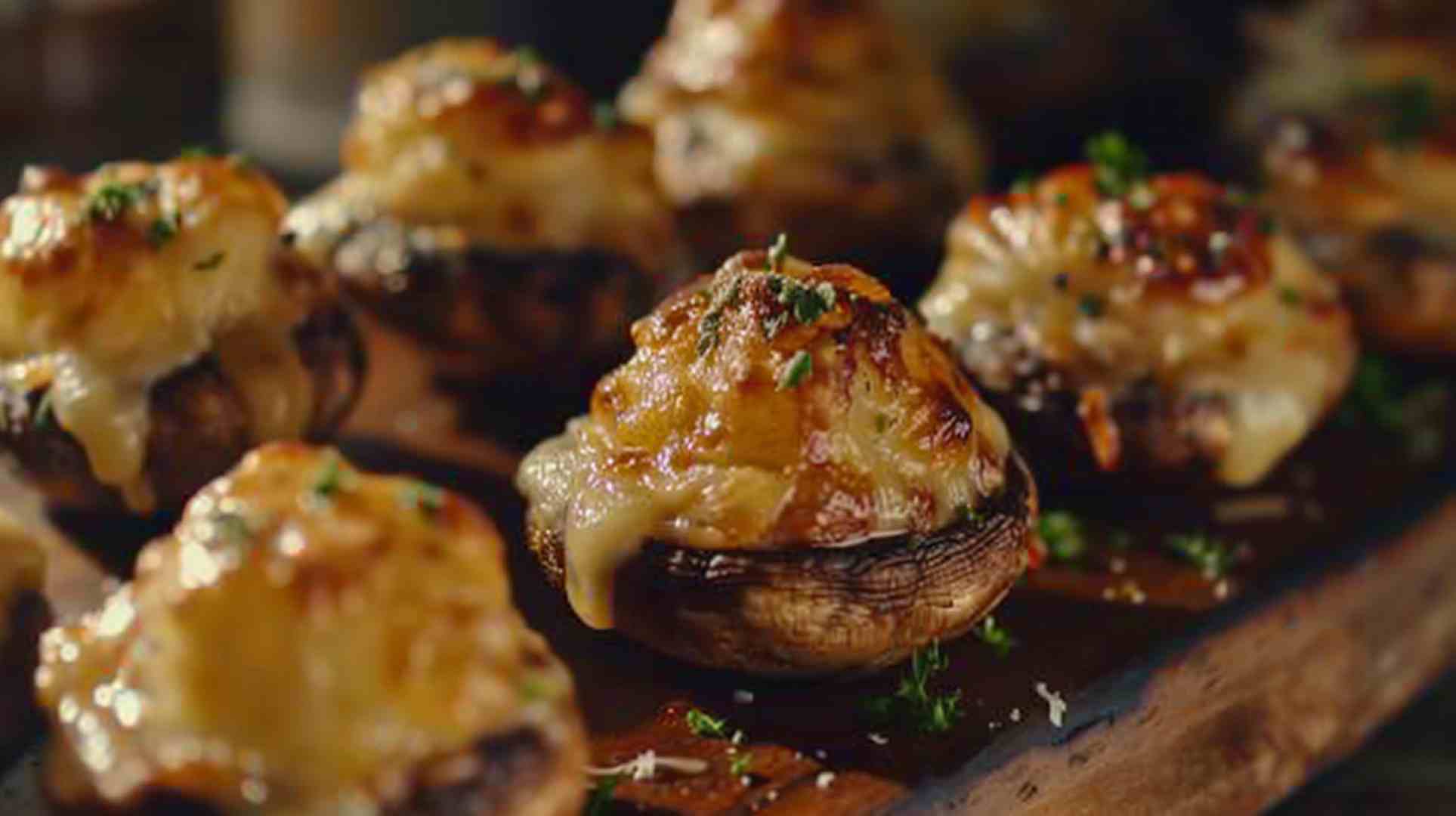 Stuffed Mushrooms with Cheese