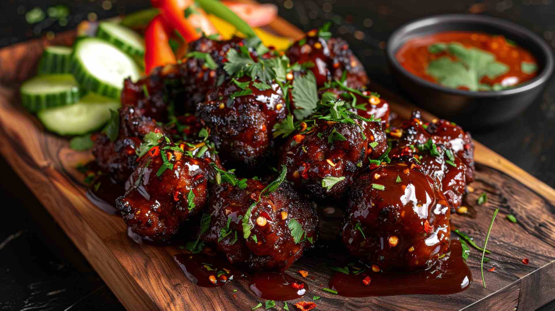 Sweet and Spicy BBQ Meatballs